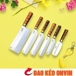 Bộ dao nhà bếp 6 món không rỉ giá ưu đãi Thương Hiệu ONVIN