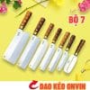 Bộ dao làm bếp 7 món không rỉ giá quốc dân cán Muồng Thương Hiệu ONVIN
